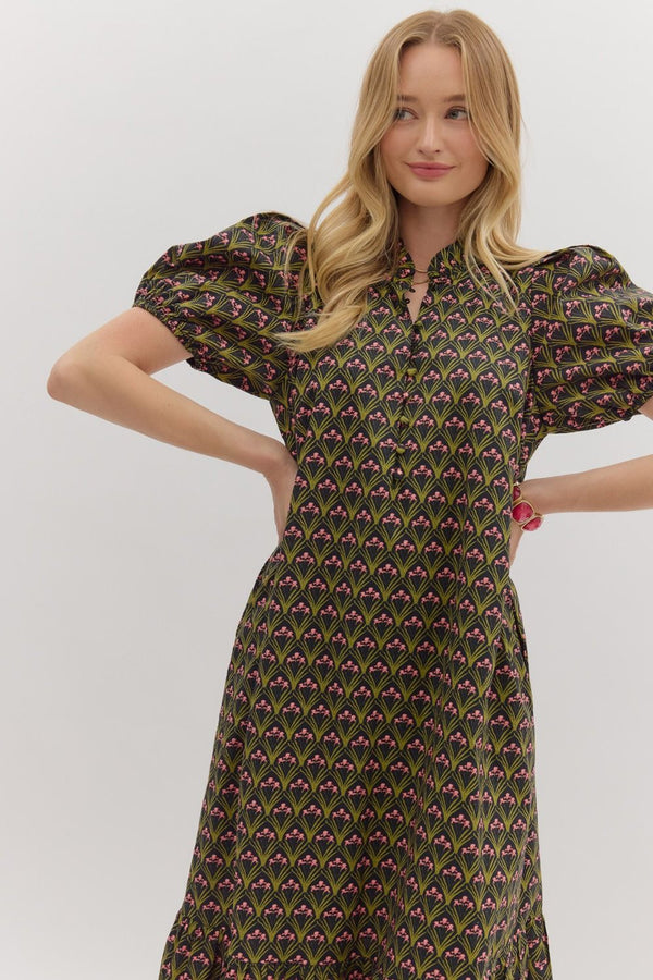 Flynn House Dress - Black