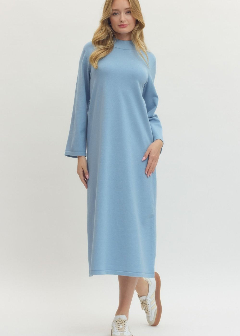 Dina Dress - Blue – Ivy Lee Boutique