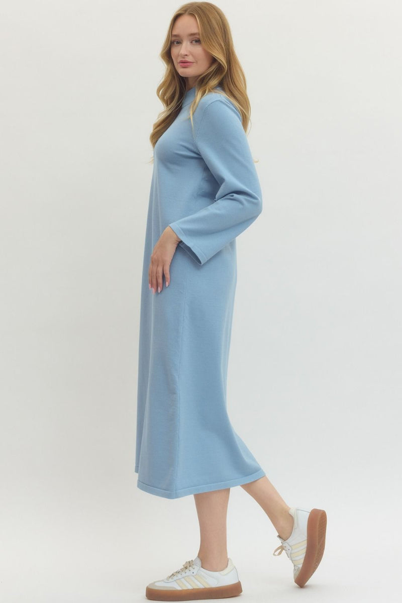 Dina Dress - Blue – Ivy Lee Boutique