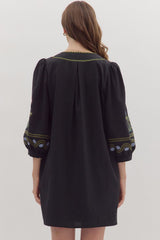 Kirby Mini Dress - Black