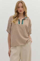 Jennings Blouse - Caramel
