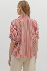 Jennings Blouse - Brick