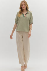 Jennings Blouse - Olive