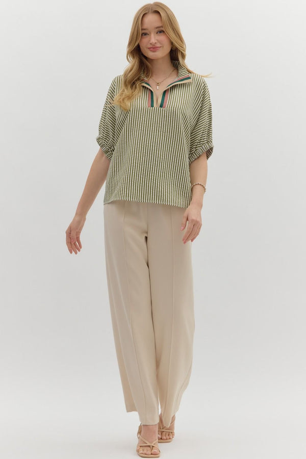 Jennings Blouse - Olive