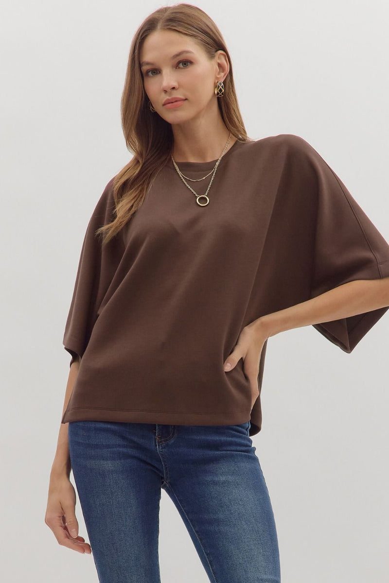 Freddie Classic Top - Brown