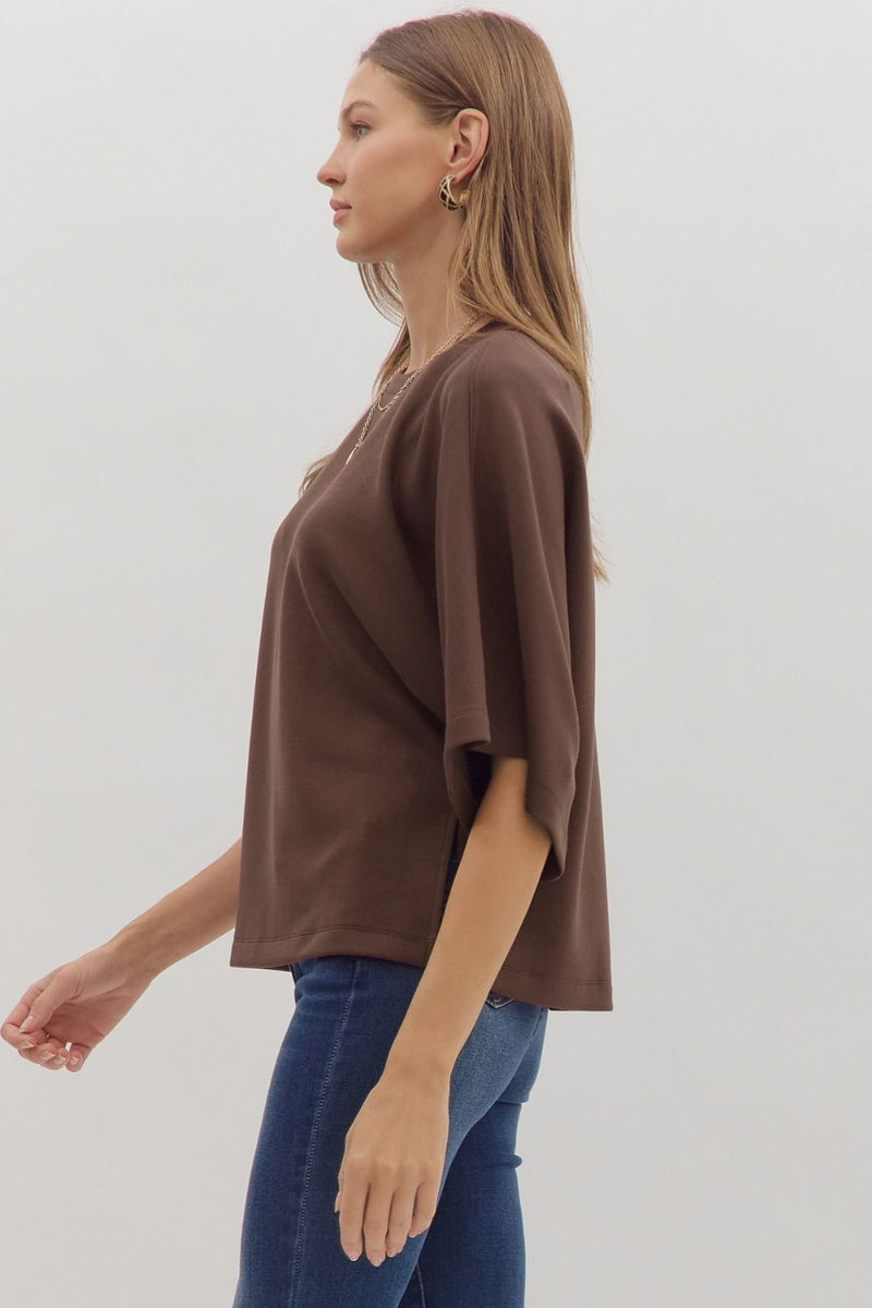 Freddie Classic Top - Brown