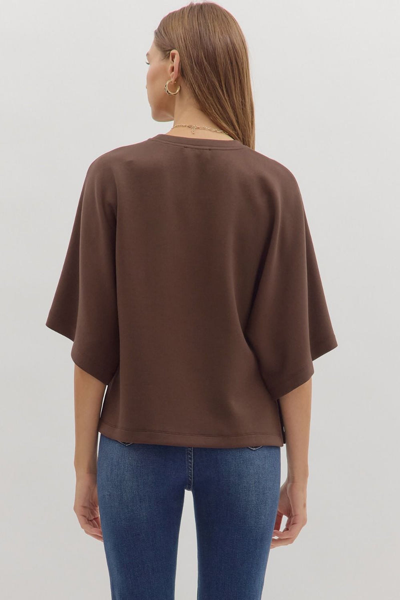 Freddie Classic Top - Brown