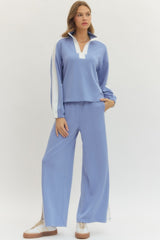 River Long Sleeve Set - Lt Blue