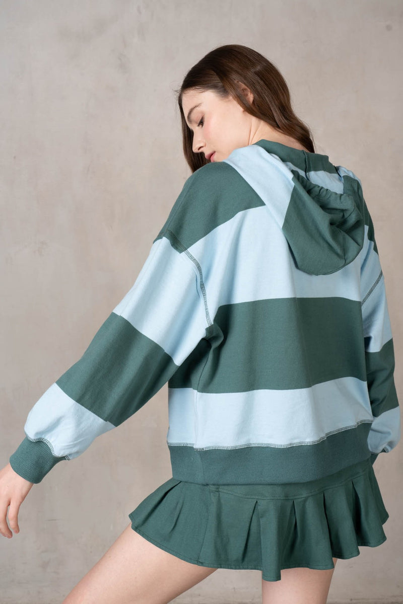 Julia Knit Set - Teal Green/Baby Blue