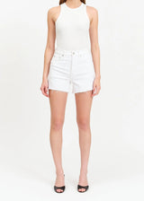 DAZE | Bottom Line High Rise Shorts - Marshmallow