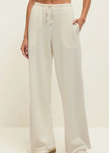 Z Supply | Downtown Wide Leg Sweatpant - Cloud