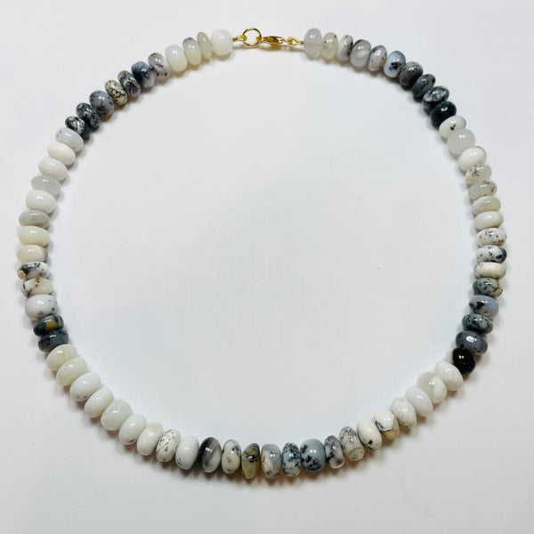 Theodosia Jewelry: Cookies and Cream Opal Candy Necklace