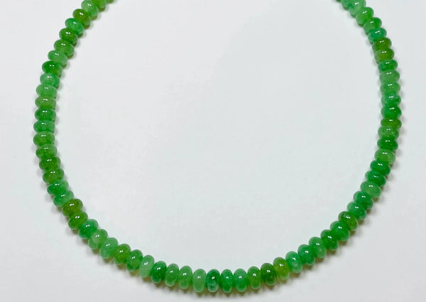 Theodosia Jewelry: Sour Apple Jade Candy Necklace