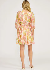 Alexis Belted Dress - Multi Floral