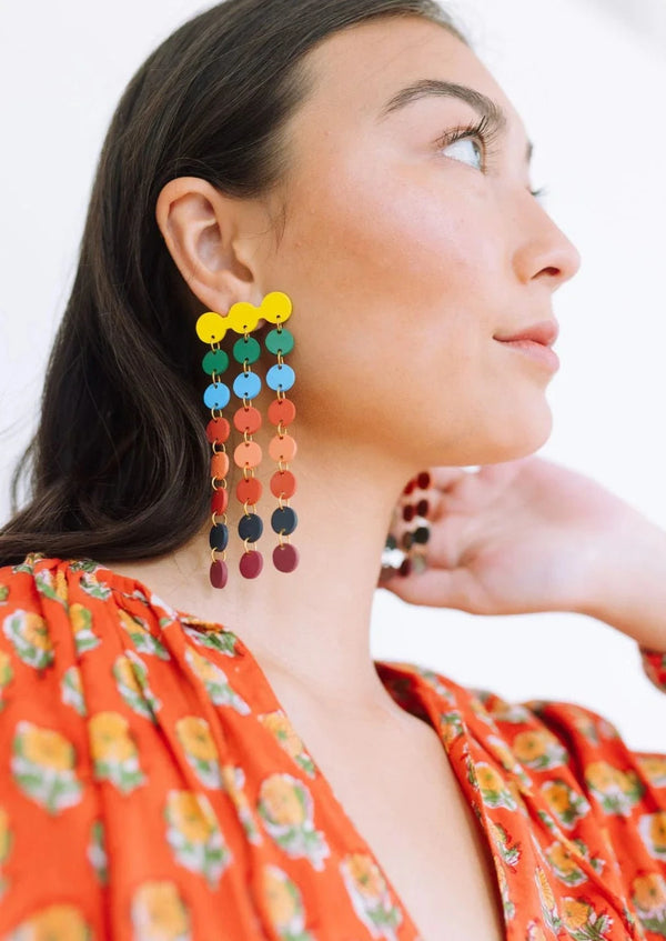 Sunshine Tienda: Rainbow Cascade Earrings