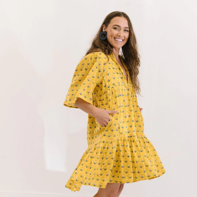 Yellow Marigold Bondi Dress