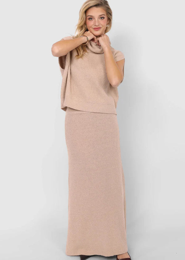 Crosby Midi Skirt - Cream