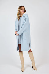 Hayley Open Coat - Sky