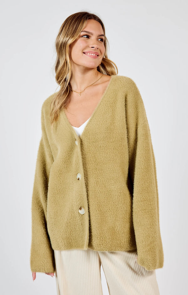 Consistency Soft Sweater Cardigan - Sage Green