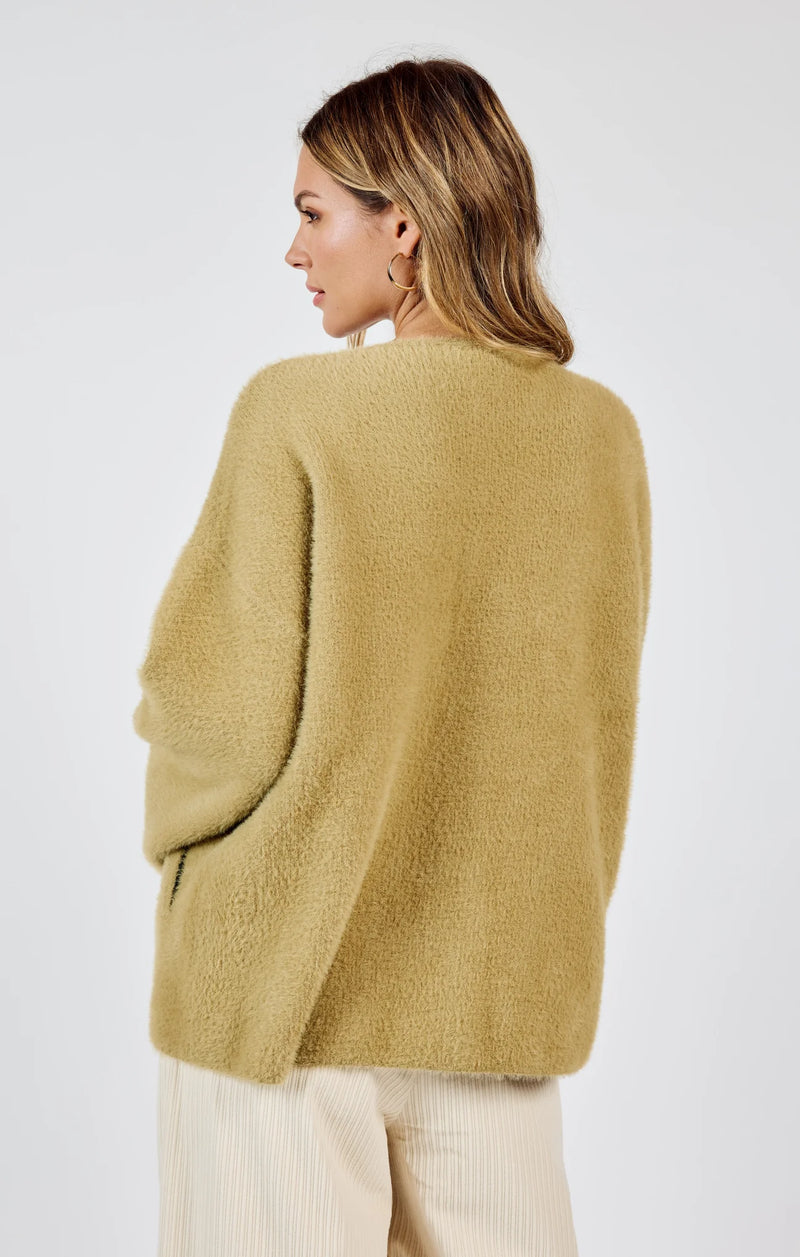 Consistency Soft Sweater Cardigan - Sage Green