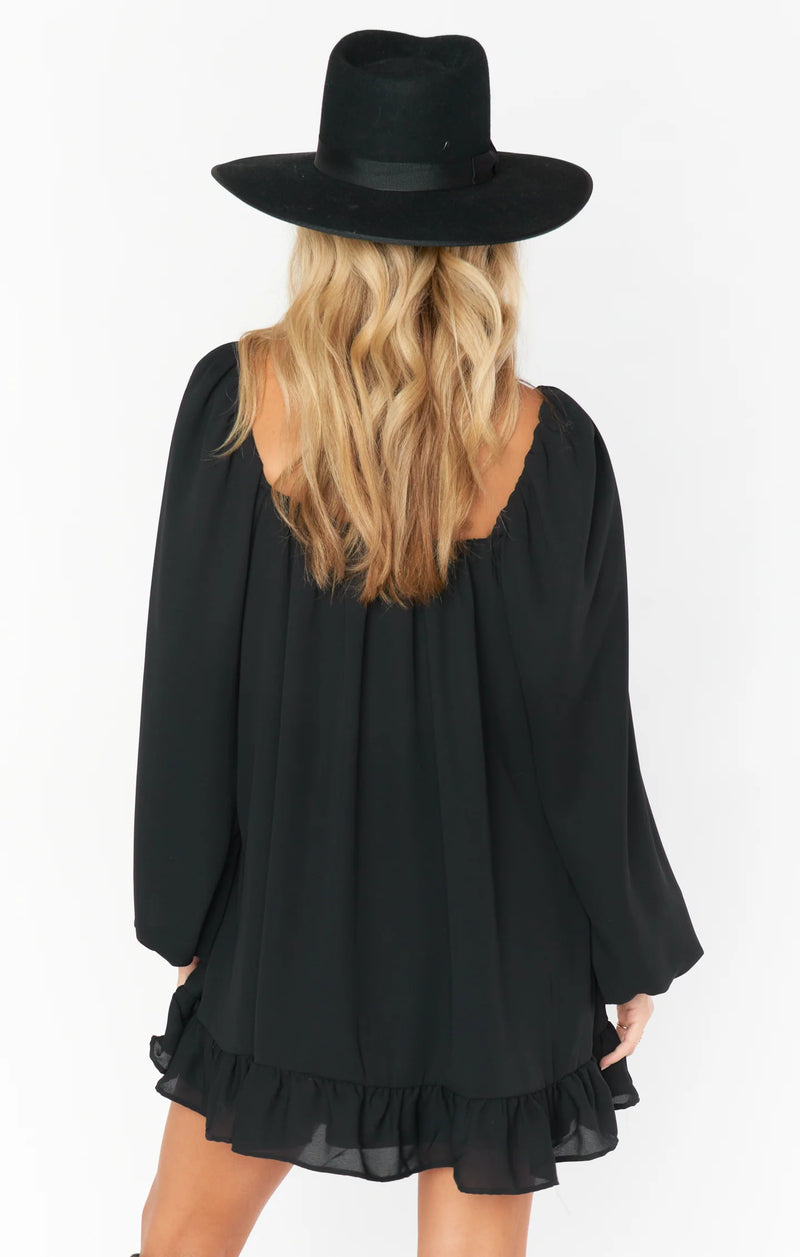 MUMU: Briar Mini Dress - Black