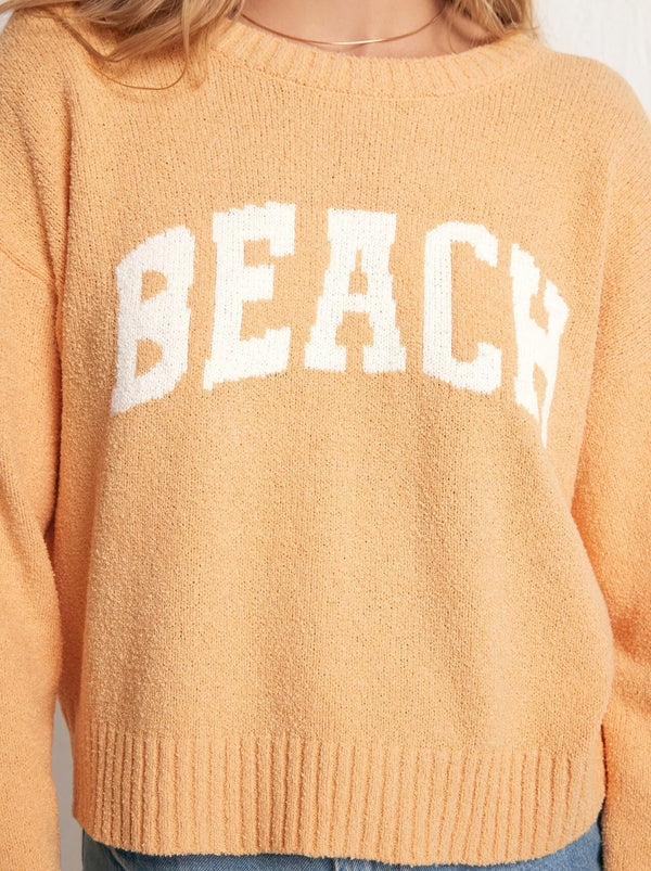Z Supply Beach Sweater - Orange Cream