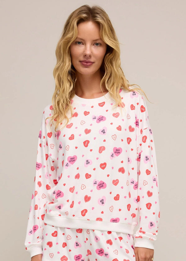 Z Supply Valentine Long Sleeve Top - Vanilla Ice