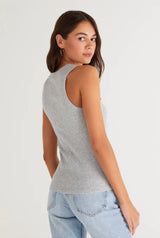 Z SUPPLY: Sirena Rib Tank Heather Grey
