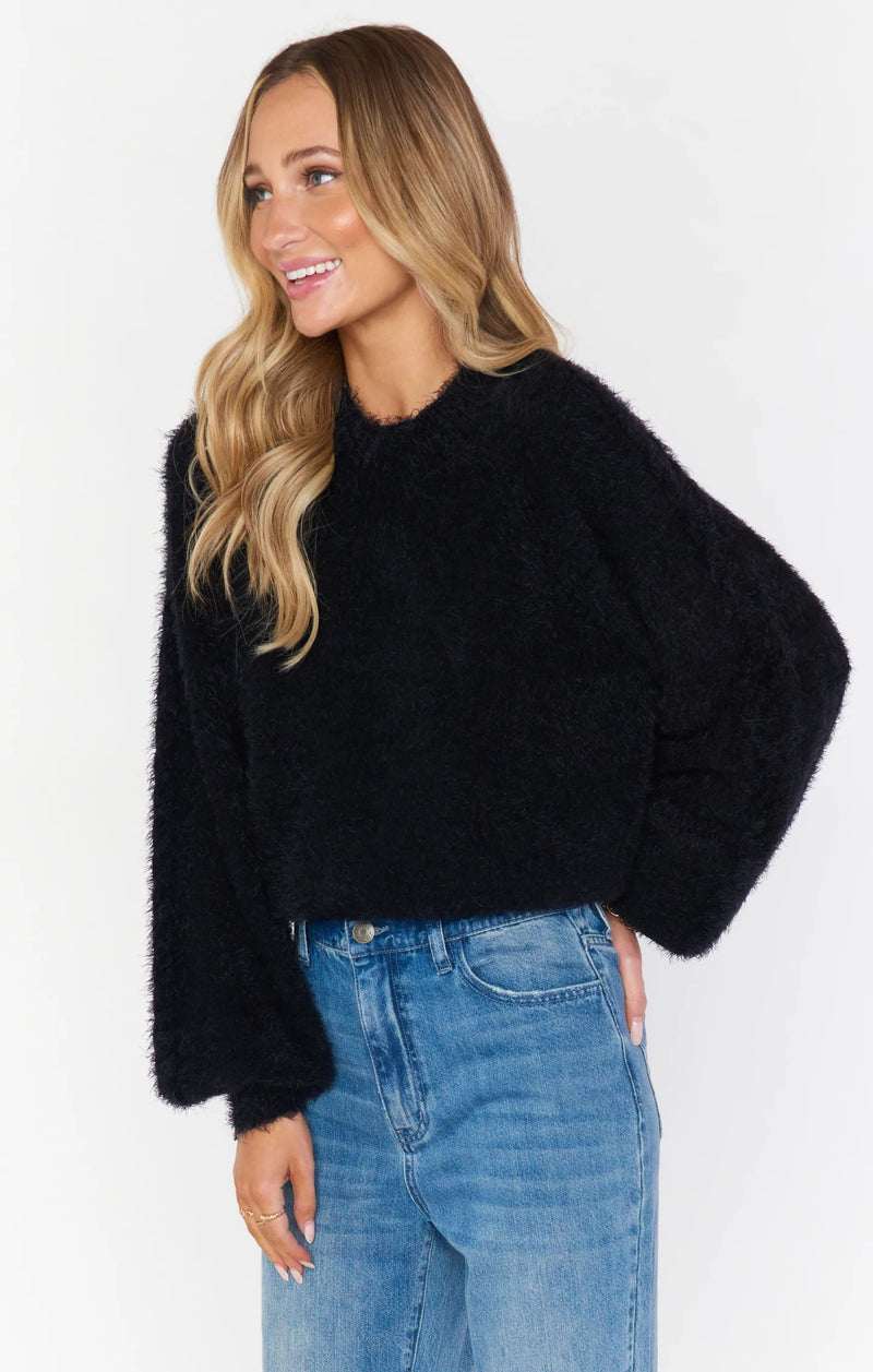 MUMU: Vienna Sweater Black Knit