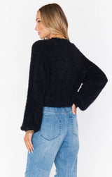 MUMU: Vienna Sweater Black Knit