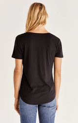 Z Supply Kasey Modal V-Neck Tee Black