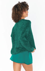 MUMU: Feel Good Sweater Emerald Knit