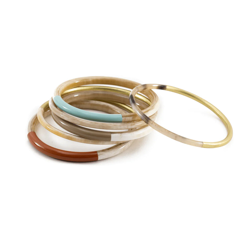 Autumn Metallic Bangle Set