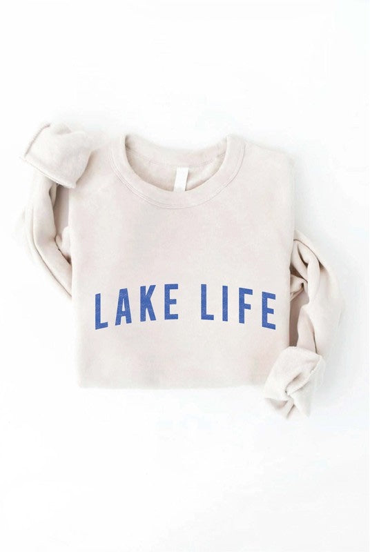Lake Life Sweatshirt Heather Dust